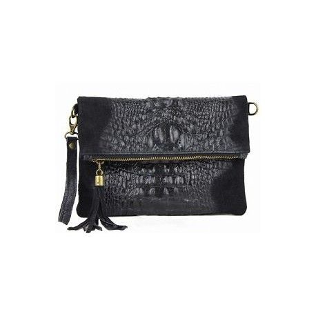 Жіноча шкіряна сумка-клатч Italian bags DB973