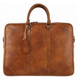 Шкіряний портфель Bottega Carele BC805