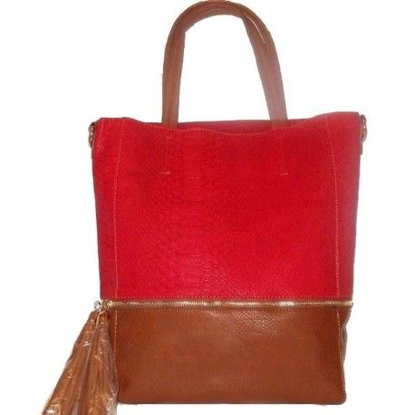 Сумка LOOKAT red/brown