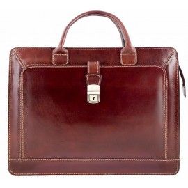 Шкіряний портфель Bottega Carele BC802