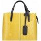 Кожаная женская сумка под питона Italian bags DB9031