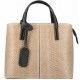 Шкіряна жіноча сумка під пітона Italian bags DB9031