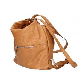 Женская кожаная сумка рюкзак Italian bags DB7151