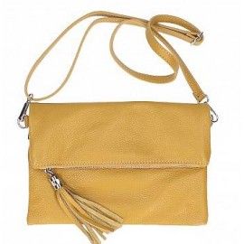 Женская кожаная сумочка через плечо Italian bags DB161