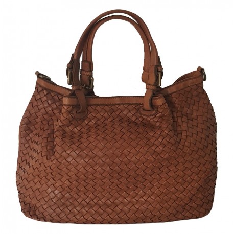 Женская кожаная сумка maxi Vintage Bottega Carele BC238