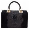 Женская кожаная сумка-саквояж Italian bags DB8836inv