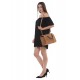 Женская кожаная сумка-саквояж Italian bags DB8836inv