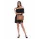 Женская кожаная сумка-саквояж Italian bags DB8836inv