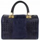 Женская кожаная сумка-саквояж Italian bags DB8836inv