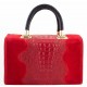 Женская кожаная сумка-саквояж Italian bags DB8836inv