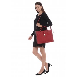 Шкіряний портфель Bottega Carele BC802