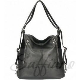 Жіноча шкіряна сумка / рюкзак Italian bags DB7170