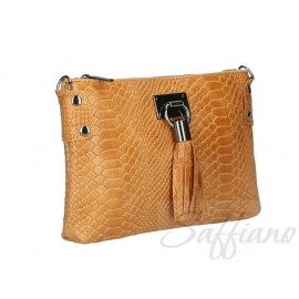 Шкіряна сумочка-клатч під пітона DB216