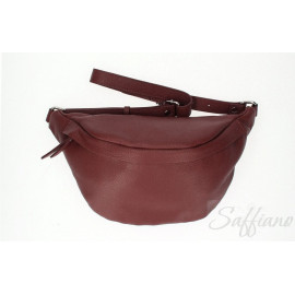 Кожаная сумочка на пояс unisex Vintage Italian bags DB157