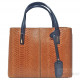 Кожаная женская сумка под питона Italian bags DB9031