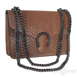 Кожаная женская сумочка на цепочке DB345
