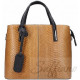 Шкіряна жіноча сумка під пітона Italian bags DB9031