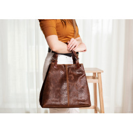 Кожаная женская сумка Italian bags DB6929inv