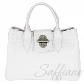 Женская кожаная сумка под крокодила Italian bags DB11205