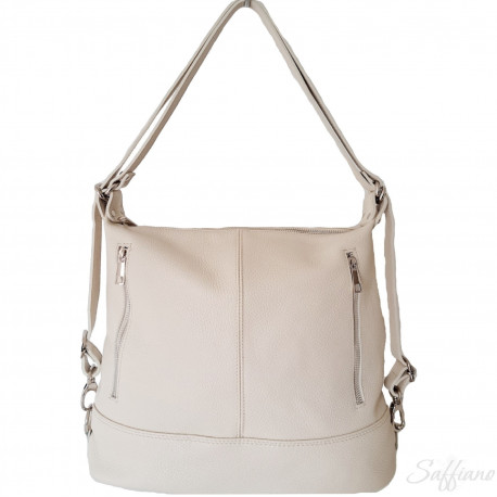Жіноча шкіряна сумка / рюкзак Italian bags DB7170