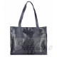 Кожаная женская сумка под крокодила Italian bags DB9217