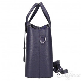 Шкіряна жіноча сумка під пітона Italian bags DB9031