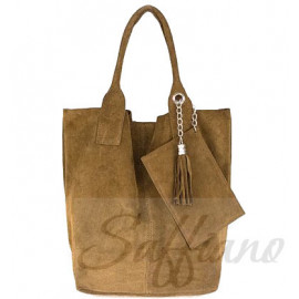 Женская замшевая сумка через плечо Italian bags DB6813