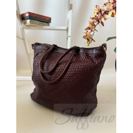 Maxi сумка жіноча шкіряна Vintage Bottega Carele BC161