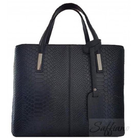 Кожаная женская сумка под питона Italian bags DB9031B