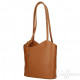 Женская кожаная сумка рюкзак Italian bags DB7321