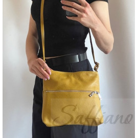 Кожаная женская сумка через плечо DB997