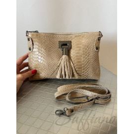 Шкіряна сумочка-клатч під пітона DB216-S