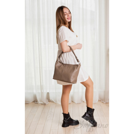 Женская кожаная сумка через плечо Italian Bags DB15207 winter