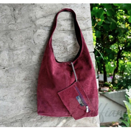 Женская замшевая сумка DB15206B